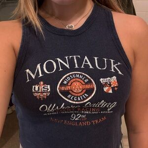 Garage beach crop top